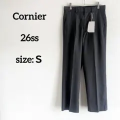 t*0様 Cornier Super130'sウールスラックス BLACK BR - メルカリ