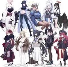 【新品】ブルーアーカイブ PEERコラボ アビドス アクリルスタンド 5種セット ブルーアーカイブ ブルアカ 韓国限定 PEER アクリルスタンド アビドス
