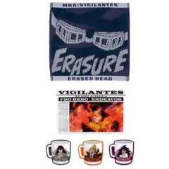 一番くじ ヴィジランテ G賞H賞 タオル ジッパーバッグ＆ステッカー 相澤消太