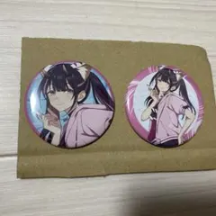 超かぐや姫 ららぽーとコラボ　缶バッジ 特典しおり　駒沢乃依