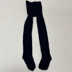 H&M キッズタイツ 110/116 紺色 ネイビー ベビータイツ 蝶柄