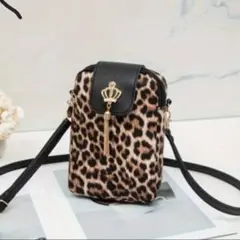 【最終値下げです!】ヒョウ柄・アニマル柄☆ショルダーバッグ