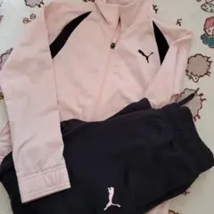 PUMA ジャージ上下セット ピンク/ブラック