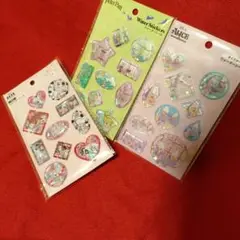 【送料込】Seria/ディズニー ウォーターシール3セット
