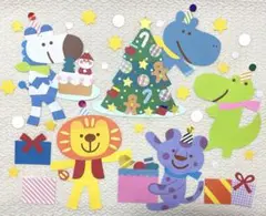 壁面飾り　冬　12月　クリスマス② クリスマスパーティー