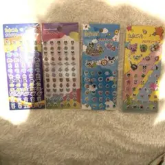 たまごっち　プチプチシール　4シートセット
