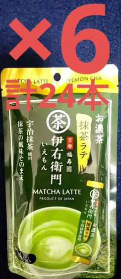 伊右衛門 お濃茶抹茶ラテスティック 4本入×6袋 - メルカリ