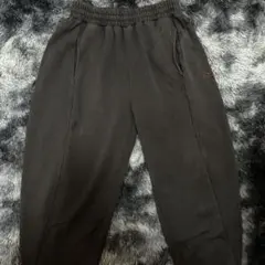 【店舗非売品】9090スウェットパンツ 黒 バルーンシルエット ドローコード付き