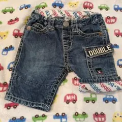 DOUBLE.B デニムショートパンツ 80