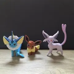 【ポケモン】イーブイフレンズ　フィギュア　イーブイ╱エーフィー╱シャワーズ