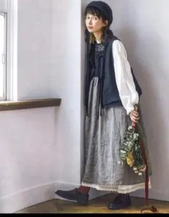 SM2 kazumiコラボ　ノースリレースワワンピース