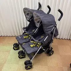 【美品✨】COSATTO スパデュバ・シスブロ　双子　兄弟　２人乗りベビーカー 美品✨】COSATTO スパデュバ・シスブロ 双子 兄弟 2人乗りベビーカー