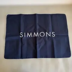 Simmons ロゴ入りネイビー枕カバー