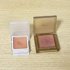 MUJI アイカラー クリームタイプ 01 オレンジブラウン　シャドウ2個セットのサムネイル