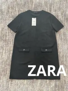 ZARA ワンピース ブラックL