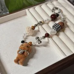 12日まで限定セール中！スマホストラップ・アクセサリー 犬チャーム付き