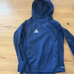 アディダス　サッカー　ウェア　ジャージ　裏起毛　防風　パーカ　フリース　インナー