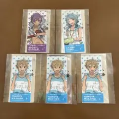 あんスタ！クリアしおり 乙狩アドニス1枚、紫之創1枚、真白友也3枚、5点セット