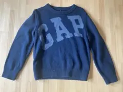 GAP ネイビー ロゴセーター（4y 105cm）