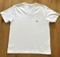【美品】DANTON Ｖネック 半袖Tシャツ 白 サイズ36のサムネイル