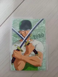 ワンピース　ロロノア・ゾロ　ラミネートカード　　No.002