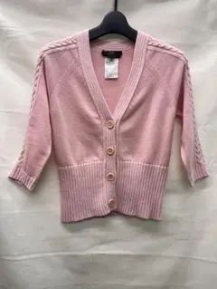 MaxMara WEEKEND LINE ピンク Vネック カーディガン S