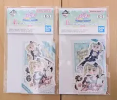 ★新品★2セット★藤堂ユリカ★ステッカー★アイカツ★一番くじ★E賞★シール★
