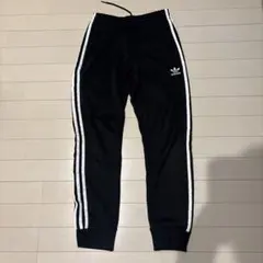adidas 3本ライン 黒パンツ Sサイズ