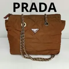 PRADA ワンショルダーバッグ 肩掛け 三角ロゴ テスートナイロン 