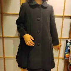 タルティーヌエショコラ　ウールコート　120 ネイビー Tartine et Chocolat / タルティーヌ エ ショコラ （キッズ