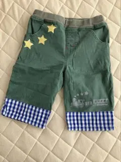 キムラタン　緑色ハーフパンツ 110