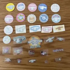 平成レトロ　サンリオ　シナモンロール フレークシール①