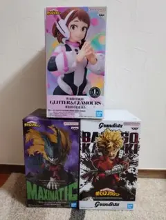 ヒロアカ　緑谷出久 爆豪勝己 GLITTER&GLAMOURS 麗日お茶子
