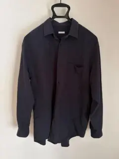 COMOLI シャツ ネイビーのサムネイル
