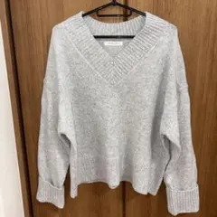 chocol raffine robe Vネックニット 長袖