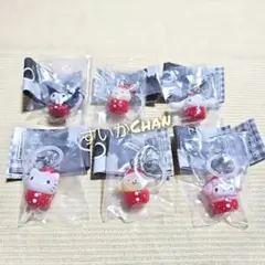 サンリオキャラクターズ いちごめじるしアクセサリー 全6種類コンプ ガチャ㉒