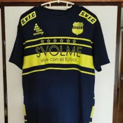 SVOLME　サッカーシャツ　 プラクティスシャツ　 ネイビー×イエロー　　半袖のサムネイル