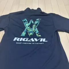 RIGAVIL バレーボール ポロシャツ ネイビー
