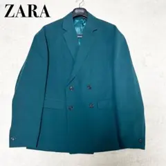 極美品　ZARA ザラ　ダブルブレストテーラードジャケット　アンコンジャケット