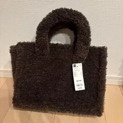 ★新品★【完売品】GU ボアトートショルダーバッグ 2way