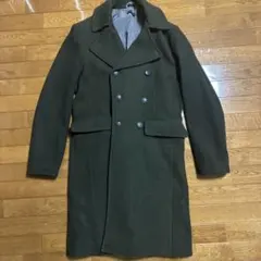 ZARA MAN ピーロングコート カーキ Lサイズのサムネイル