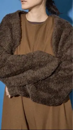 定価18700円◆新品タグ付き◆ヤマダヤ◆メリノウールショート丈ボレロ