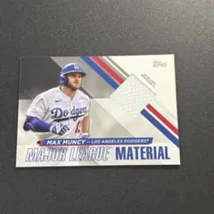 Max Muncy 2024 Topps Major League レリック