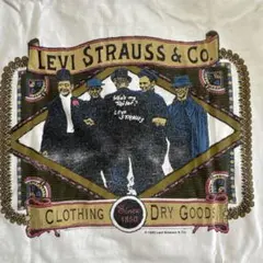 Levi Strauss & Co. グラフィックTシャツリーバイス90s