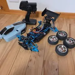 タミヤ M05PROブルーメッキバージョン中古品オプションパーツ満載