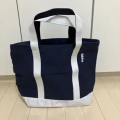 【BMW】非売品：キャンバス トートバッグ ネイビー