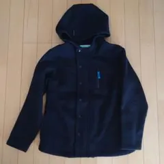 hakka kids ジャケット 140 ブラック フード付
