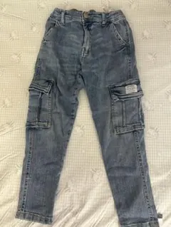 ZARA カーゴパンツ デニムブルー サイズ7