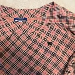 BURBERRY BLUE LABEL チェック柄 Tシャツ M