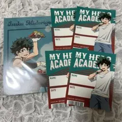 僕のヒーローアカデミア 特典 ポストカード アニメイトスタッフパス風ステッカー